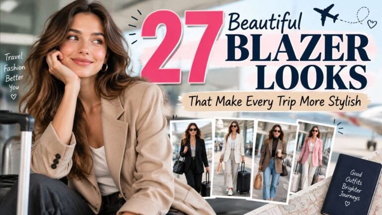 27 Beautiful Blazer Looks That Make Every Trip More Stylish