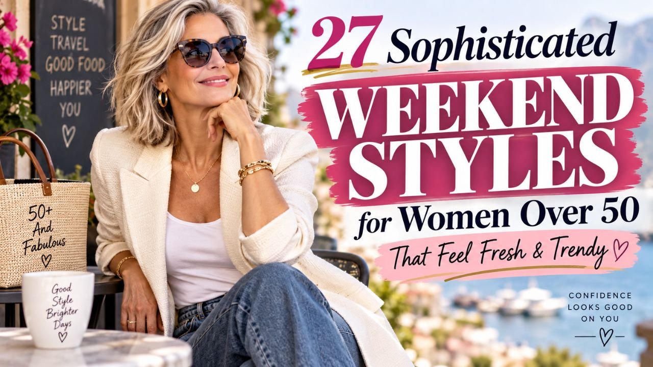 27 Sophisticated Weekend Styles for Women Over 50 That Feel Fresh & Trendy