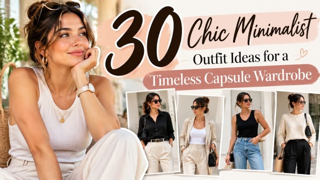 30 Chic Minimalist Outfit Ideas for a Timeless Capsule Wardrobe