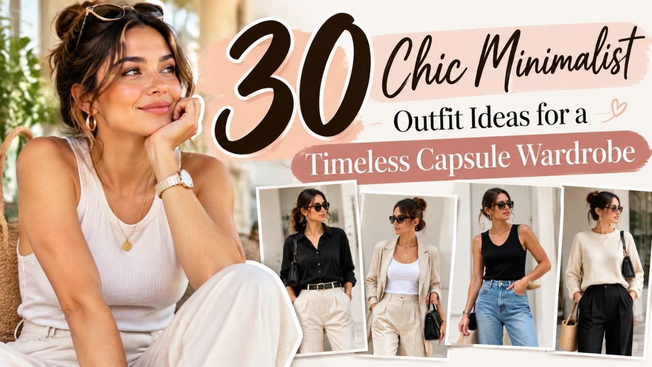30 Chic Minimalist Outfit Ideas for a Timeless Capsule Wardrobe