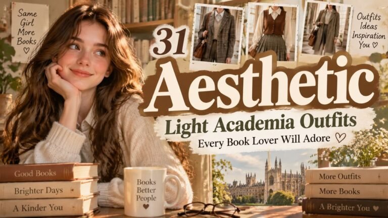 31 Aesthetic Light Academia Outfits Every Book Lover Will Adore