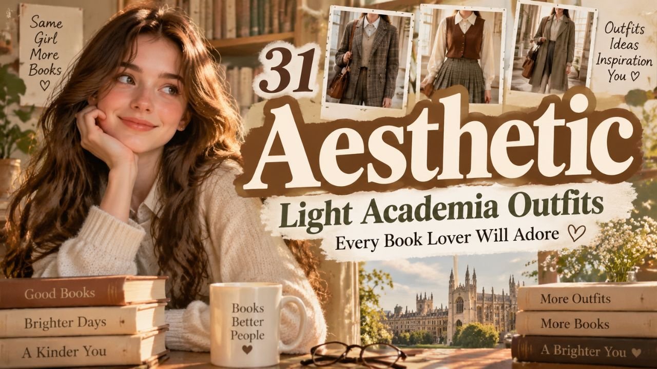31 Aesthetic Light Academia Outfits Every Book Lover Will Adore