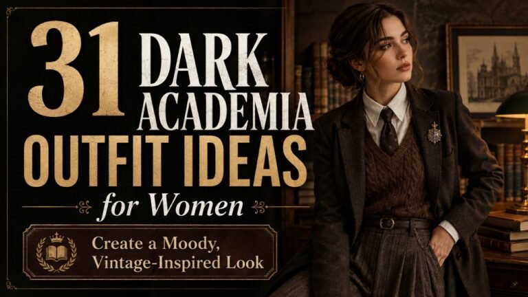 31 Dark Academia Outfit Ideas for Women to Create a Moody, Vintage-Inspired Look