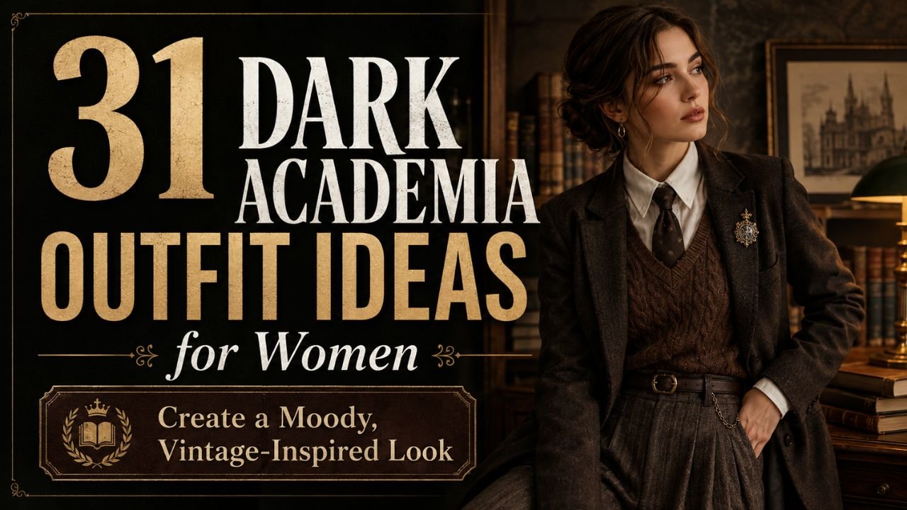 31 Dark Academia Outfit Ideas for Women to Create a Moody, Vintage-Inspired Look