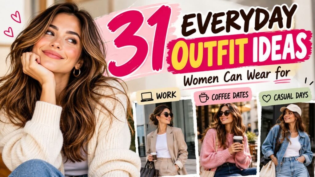 31 Everyday Outfit Ideas Women Can Wear for Work, Coffee Dates & Casual Days