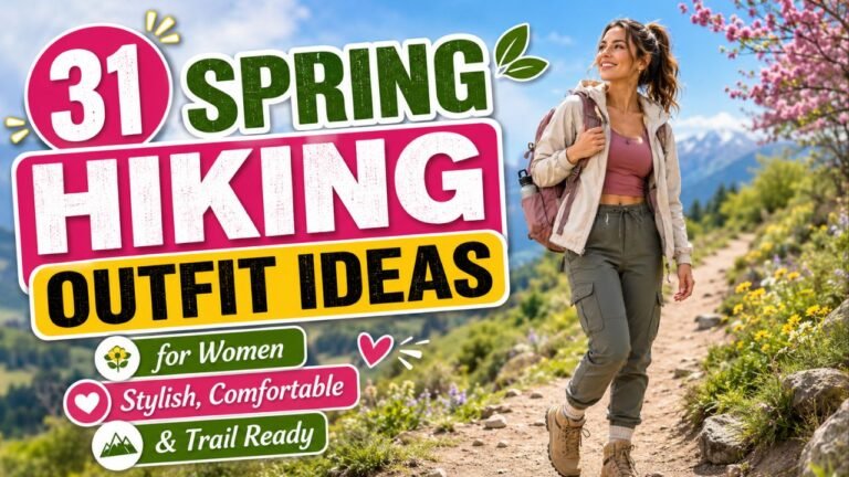 31 Spring Hiking Outfit Ideas for Women That Are Stylish, Comfortable & Trail Ready