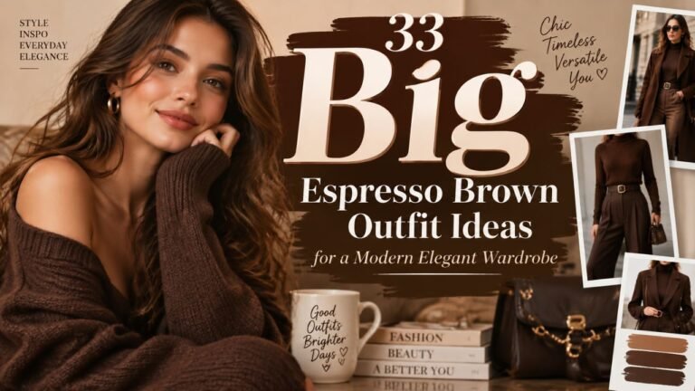 33 Espresso Brown Outfit Ideas for a Modern Elegant Wardrobe