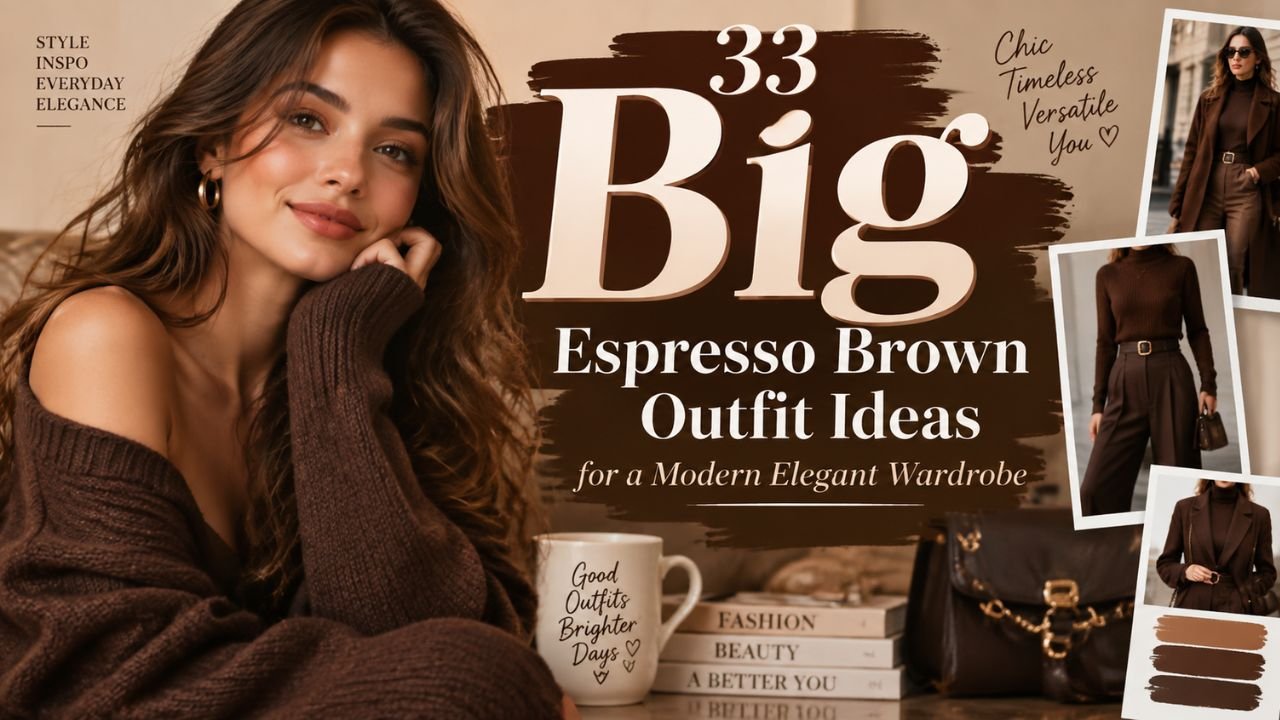 33 Espresso Brown Outfit Ideas for a Modern Elegant Wardrobe