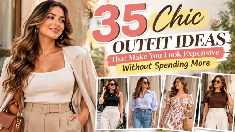 35 Chic Outfit Ideas That Make You Look Expensive Without Spending More