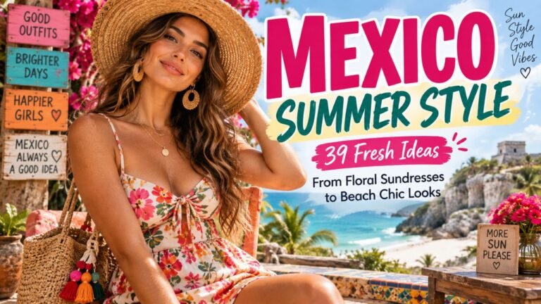 39 Fresh Mexico Summer Style Ideas From Floral Sundresses to Beach Chic Looks