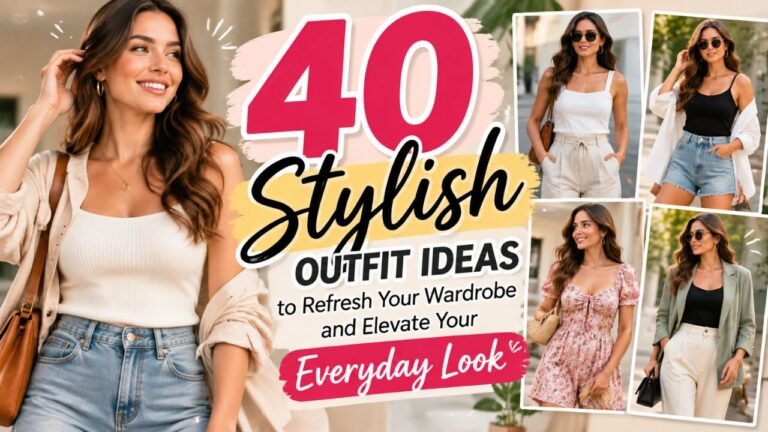 40 Stylish Outfit Ideas to Refresh Your Wardrobe and Elevate Your Everyday Look