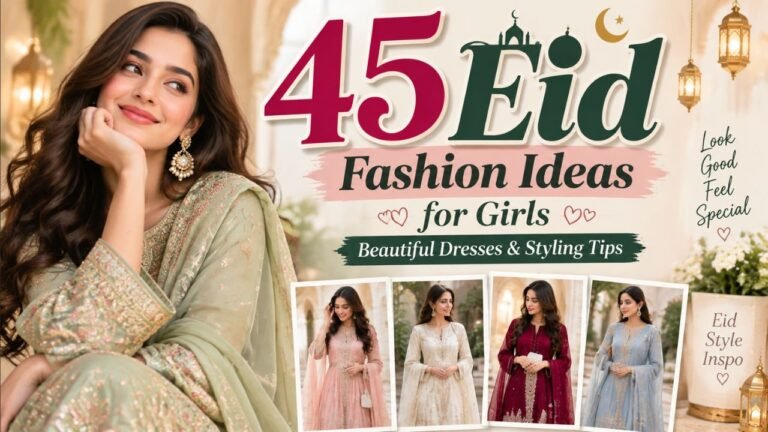 45 Eid Fashion Ideas for Girls Beautiful Dresses & Styling Tips
