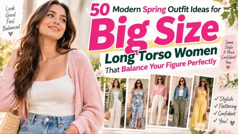 50 Modern Spring Outfit Ideas for Long Torso Women That Balance Your Figure Perfectly