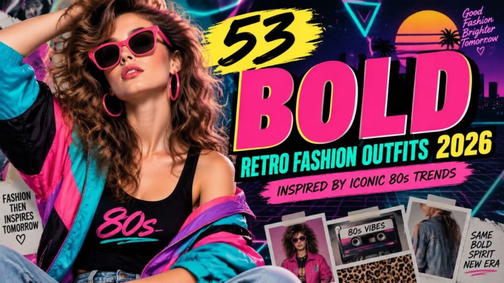 53 Bold Retro Fashion Outfits 2026 Inspired by Iconic 80s Trends