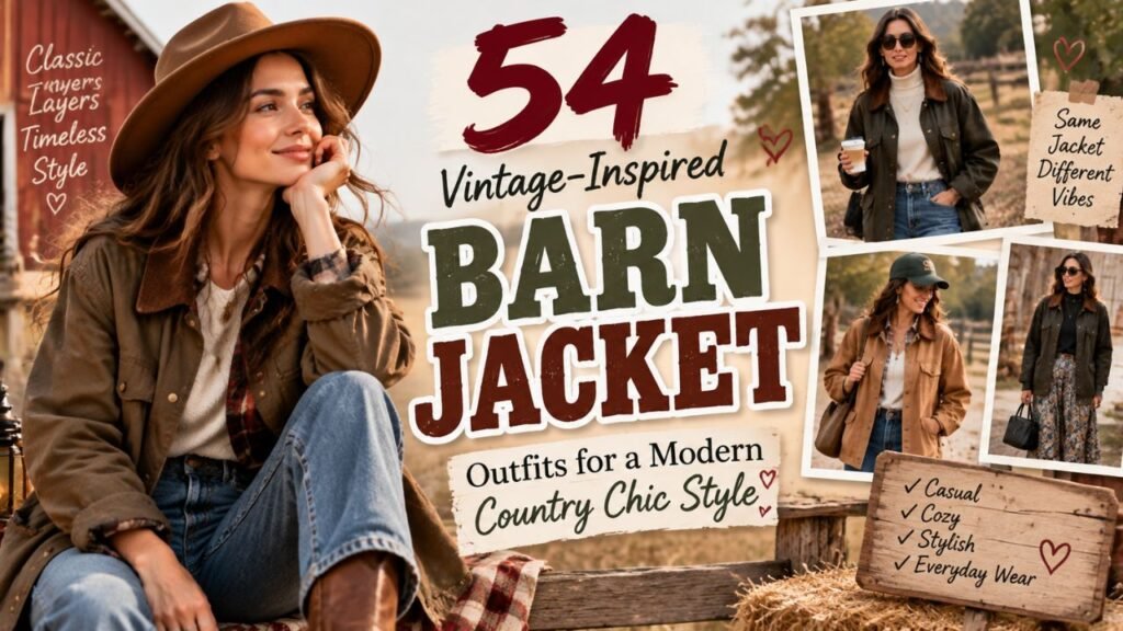 54 Vintage-Inspired Barn Jacket Outfits for a Modern Country Chic Style