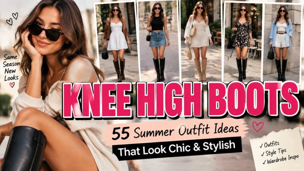 55 Must-Try Summer Outfits With Knee High Boots for a Stylish Wardrobe