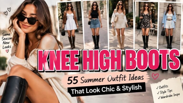 55 Must-Try Summer Outfits With Knee High Boots for a Stylish Wardrobe