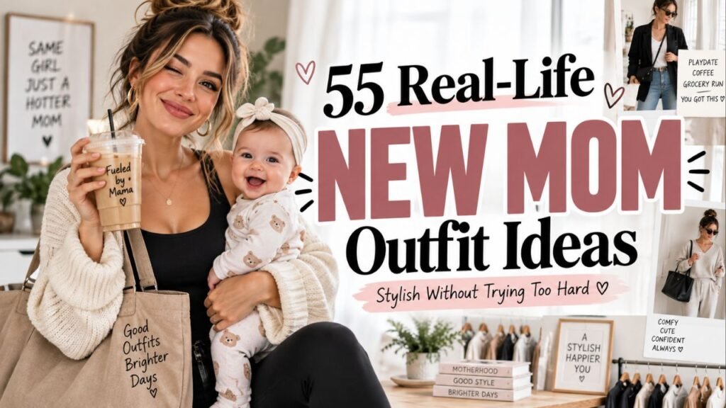 55 Real-Life New Mom Outfit Ideas That Look Stylish Without Trying Too Hard